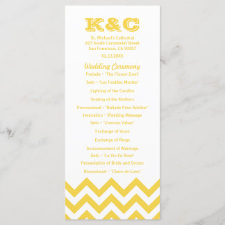 Programas de Boda de Chevron