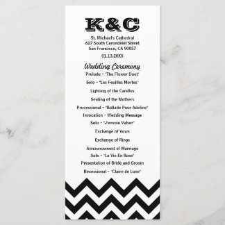 Programas de Boda de Chevron