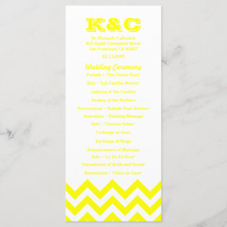 Programas de Boda de Chevron
