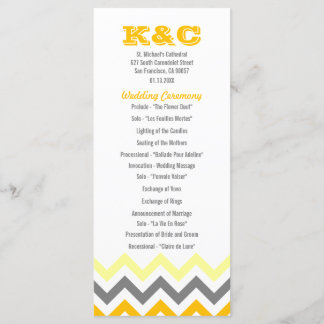 Programas de Boda de Chevron