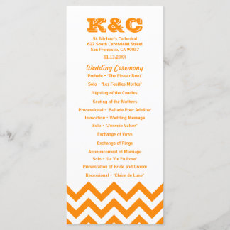 Programas de Boda de Chevron
