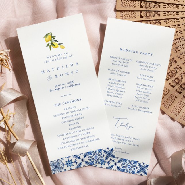 Programas de Boda de Cítricos y Baldosas Mediterrá (Subido por el creador)
