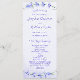 Programas de Boda de color de agua de lavanda