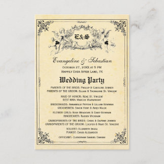 Programas de boda de libros de cuentos de hadas