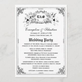 Programas de boda de libros de cuentos de hadas