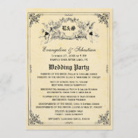 Programas de boda de libros de cuentos de hadas