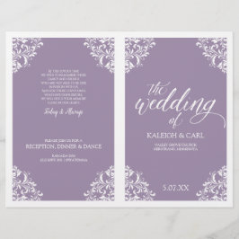Programas de Boda Elegantes -Nadine (Lavanda)