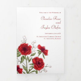Programas de Boda Románticos con Rosa Roja