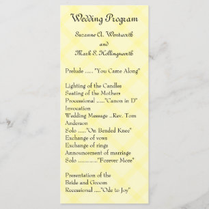 Programas de Bodas Amarillas, Boda Jardín, Primave
