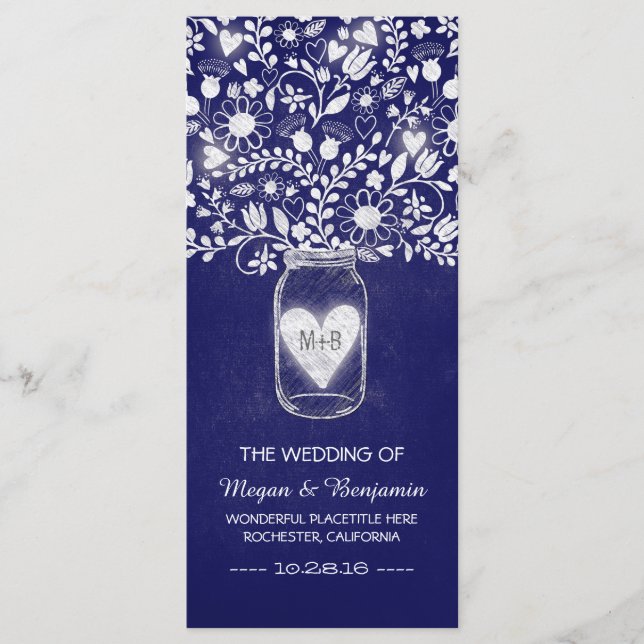 programas de bodas azules reales de caramelo flora (Anverso)