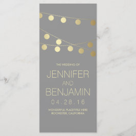 Programas de bodas de luces de cadena de Relieve m