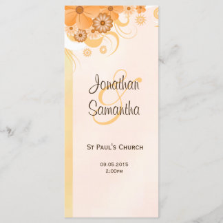 Programas de Bodas de Oro de Marfil y Floral de Pe