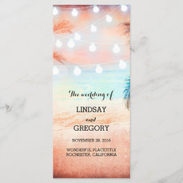 programas de bodas de playa rosa