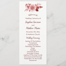 Programas de Bodas Elegantes Florales en Caída de