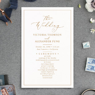 Programas de Bodas Elegantes y Minimalistas