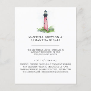 Programas de bodas en la playa Faro acuático