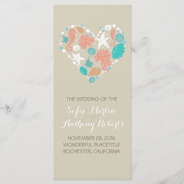 programas de bodas en la playa náutica (Anverso)