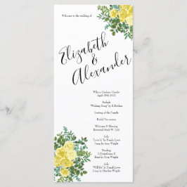 Programas de Bodas Florales con Peonia Amarilla Li