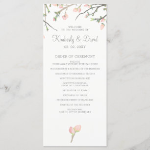 Programas de bodas florales de Rubor en auge