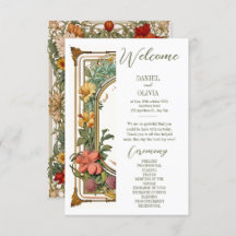 Programas de Bodas Fronterizas Ornadas Victorianas