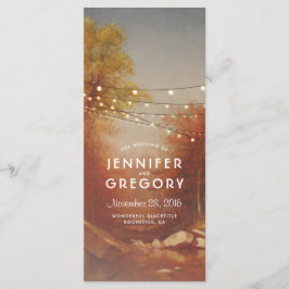 Programas de Bodas Rústicas de Árboles Caídos