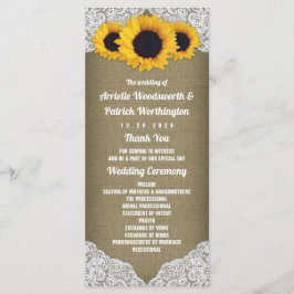 Programas de Bodas Rústicas de Girón y Lace