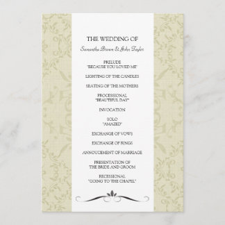 Programas de ceremonias de boda