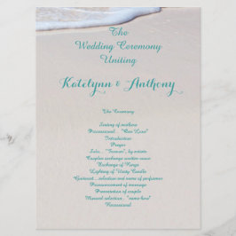 Programas de ceremonias de Boda de arena de playa