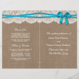 Programas de Colección Rustic Blue Bow Boda