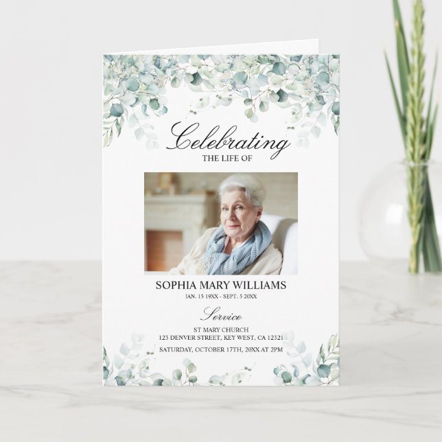 Programas de Eucalyptus Green Photo Memorial (Anverso)