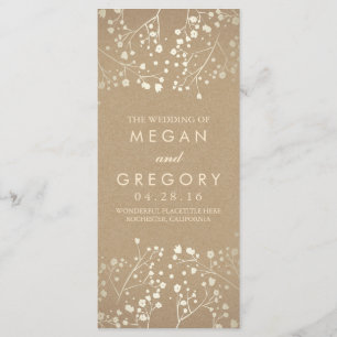 Programas de la boda del oro de la respiración del