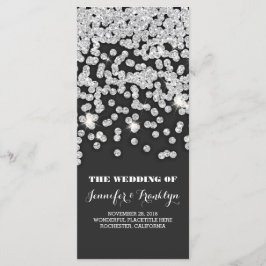 Programas de matrimonio de diamantes de Purpurina 