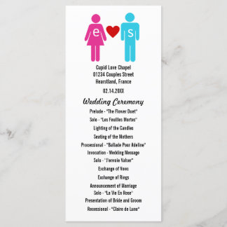 Programas de matrimonio de parejas de amor monogra