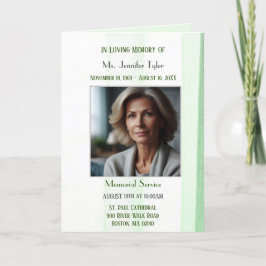 Programas de servicio de Bereavement Green Obituar