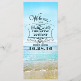 programas románticos de bodas en la playa