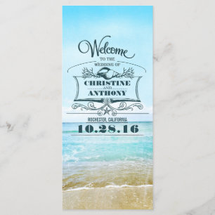 programas románticos de bodas en la playa