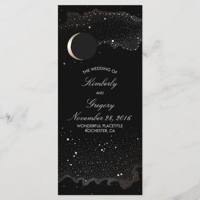 Programas Starry Night and Gold Moon Black Wedding (Anverso)