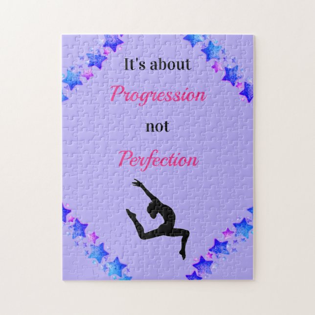 Progresión de Gimnasia no Perfección Puzzle (Vertical)