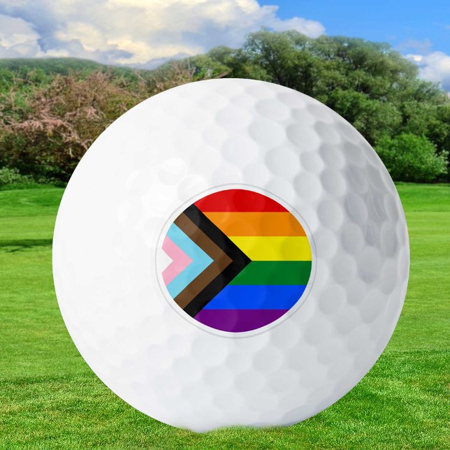 Progreso Bandera Arcoiris, Bolas de golf, Orgullo, (Subido por el creador)