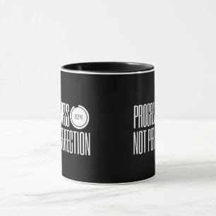 Progreso No Perfección — Taza