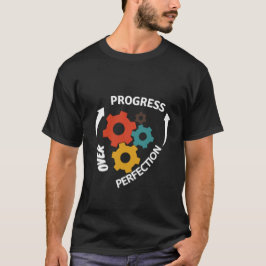 Progreso sobre la camiseta de la perfección