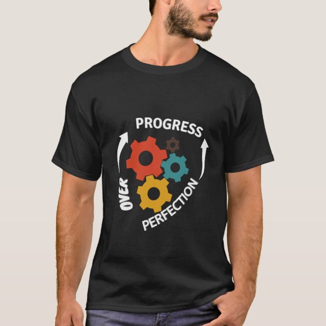 Progreso sobre la camiseta de la perfección (Anverso)