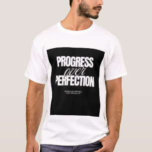 PROGRESO SOBRE PROTECCIÓN. CAMISETA CON TEXTO IMPR