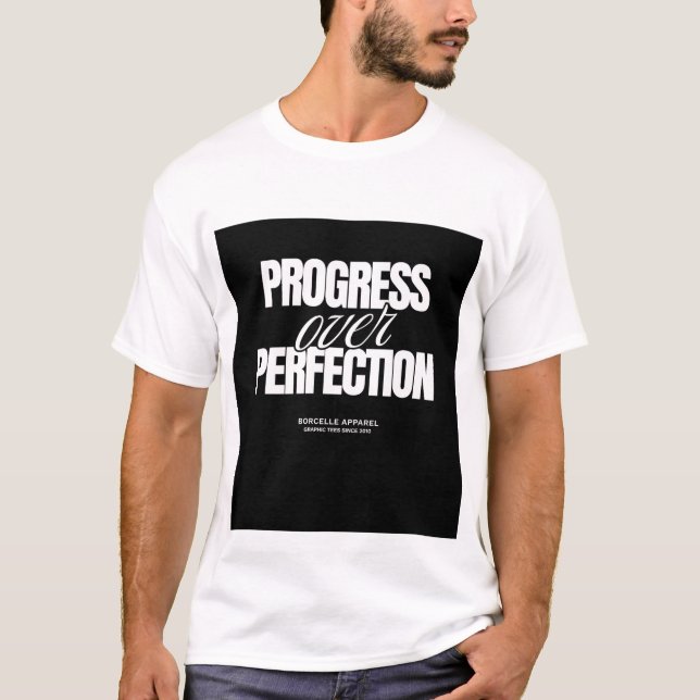 PROGRESO SOBRE PROTECCIÓN. CAMISETA CON TEXTO IMPR (Anverso)