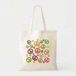 Prohíba la bolsa de asas del símbolo de paz de la