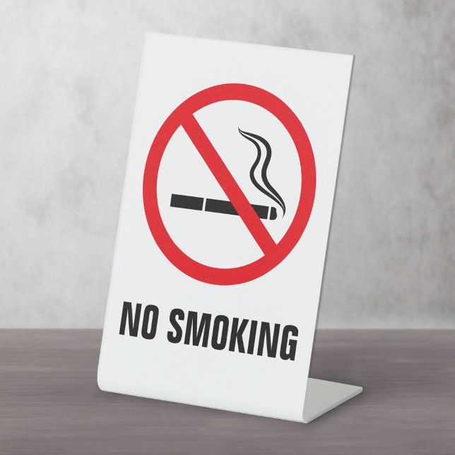 Prohibición de fumar cigarrillos señal de peatón (Subido por el creador)