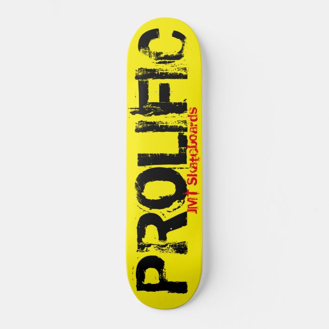 PROLÍFICO /JMT SKATEBOARDS (Anverso)
