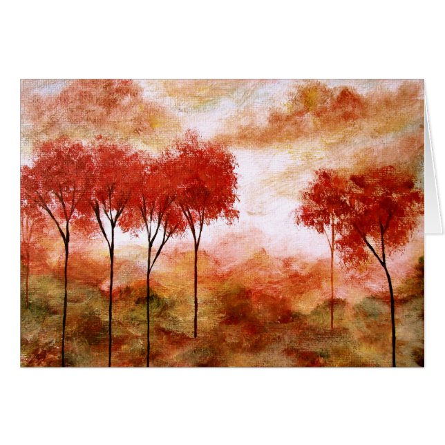 Promesa ardiente - pensando en usted tarjeta de (Anverso (Horizontal))