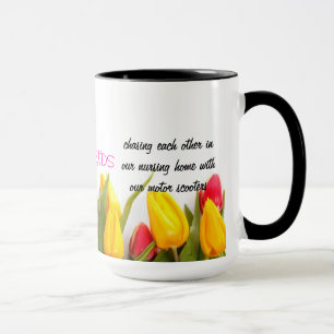 promesa rosada i. Diseño de la taza del tulipán