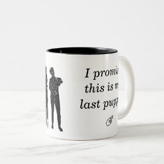 ¡Prometo que éste es mi perrito pasado! Taza
